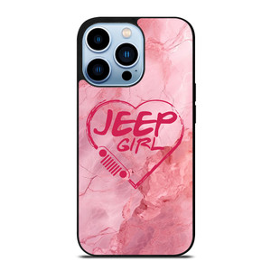 JEEP GIRL LOGO LOVE MARBLE iPhone 13 Pro Max Case Cover