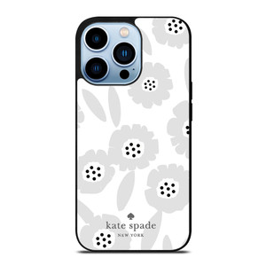 KATE SPADE NEW YORK LOGO WHITE FLOWER iPhone 13 Pro Max Case Cover
