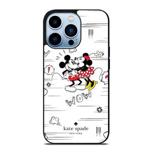 KATE SPADE NEW YORK LOGO X MICKEY MINNIE MOUSE DISNEY iPhone 13 Pro Max Case Cover