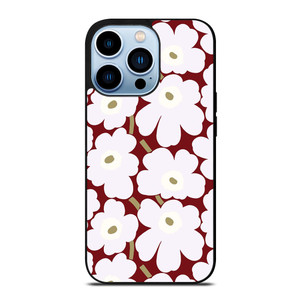MARIMEKO HERITAGE WHITE RED FLOWER iPhone 13 Pro Max Case Cover