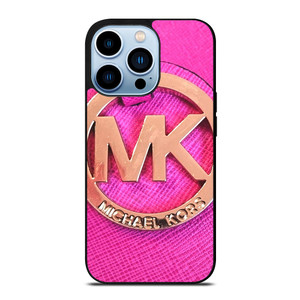 MICHAEL KORS MK LOGO PINK GOLD EMBLEM iPhone 13 Pro Max Case Cover
