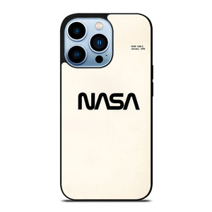 NASA LOGO WHITEI CON iPhone 13 Pro Max Case Cover