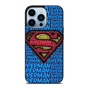 SUPERMAN TYPOGRAPHY LOGO iPhone 13 Pro Max Case Cover
