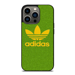ADIDAS LOGO YELLOW GREEN iPhone 13 Pro Case Cover