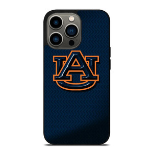AUBRUN TIGERS FOOTBALL UNIVERSITY TEAM LOGO BLUE iPhone 13 Pro Case Cover