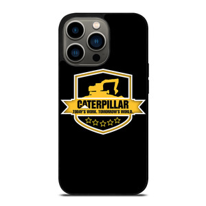 CATERPILLAR TRACTOR LOGO CAT ICON TODAY'S WORK iPhone 13 Pro Case Cover