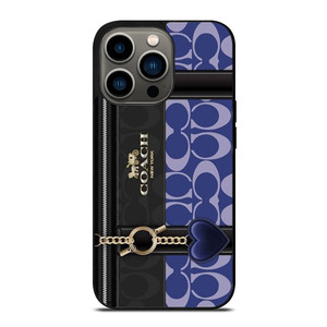 COACH NEW YORK LOGO BLUE BAG iPhone 13 Pro Case Cover COACH NEW YORK LOGO BLUE BAG iPhone 13 Pro Case Cover