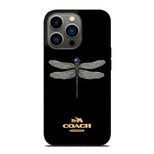 COACH NEW YORK LOGO DRAGONFLY iPhone 13 Pro Case Cover