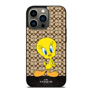 COACH NEW YORK LOGO TWEETY BIRD iPhone 13 Pro Case Cover COACH NEW YORK LOGO TWEETY BIRD iPhone 13 Pro Case Cover