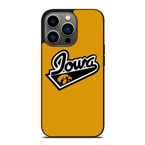 IOWA HAWKEYES UNIVERSITY BASKETBALL TEAM LOGO iPhone 13 Pro Case Cover