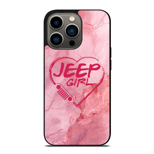 JEEP GIRL LOGO LOVE MARBLE iPhone 13 Pro Case Cover