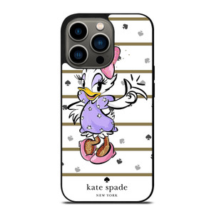 KATE SPADE NEW YORK LOGO DAISY DUCK DISNEY iPhone 13 Pro Case Cover