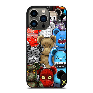 KAWS COLLAGE ICON BRANDS LOGO iPhone 13 Pro Case Cover