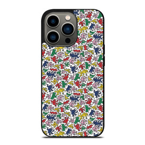 KEITH HARING ART COLORFUL FIGURES iPhone 13 Pro Case Cover