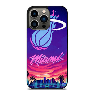 MIAMI HEAT BASKETBALL TEAM LOGO iPhone 13 Pro Case Cover
