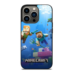 MINECRAFT GAMES UNDER WATER iPhone 13 Pro Case Cover