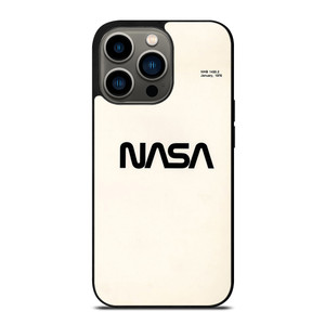 NASA LOGO WHITEI CON iPhone 13 Pro Case Cover