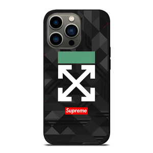OFF WHITE LOGO SUPREME ICON iPhone 13 Pro Case Cover