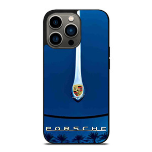 PORSCHE CAR LOGO HOOD EMBLEM iPhone 13 Pro Case Cover