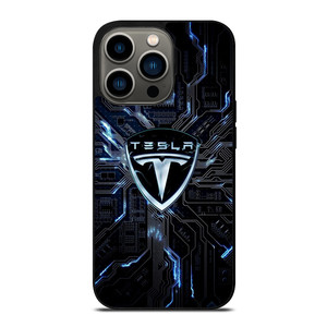 TESLA ELECTRIC CAR LOGO iPhone 13 Pro Case Cover