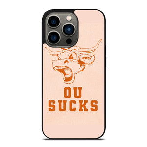 TEXAS LONGHORN ICON OU SUCKS LOGO FOOTBALL UNIVERSITY iPhone 13 Pro Case Cover TEXAS LONGHORN ICON OU SUCKS LOGO FOOTBALL UNIVERSITY iPhone 13 Pro Case Cover
