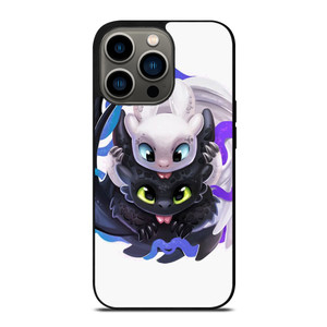 TOOTHLESS AND LIGHTFURY HOW TO TRAIN YOUR DRAGON iPhone 13 Pro Case Cover