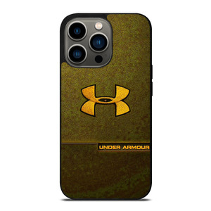 UNDER ARMOUR LOGO EMBROIDERY YELLOW iPhone 13 Pro Case Cover