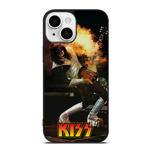 ACE FREHLEY KISS GUITAR FIRE iPhone 13 Mini Case Cover ACE FREHLEY KISS GUITAR FIRE iPhone 13 Mini Case Cover