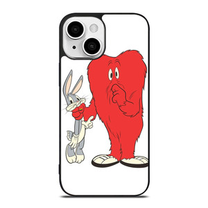 BUGS BUNNY AND GOSSAMER CARTOON iPhone 13 Mini Case Cover BUGS BUNNY AND GOSSAMER CARTOON iPhone 13 Mini Case Cover