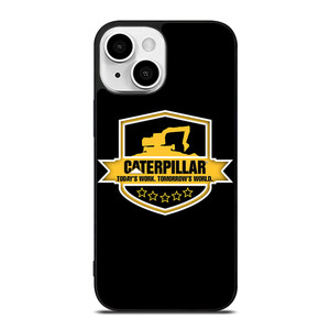 CATERPILLAR TRACTOR LOGO CAT ICON TODAY'S WORK iPhone 13 Mini Case Cover CATERPILLAR TRACTOR LOGO CAT ICON TODAY'S WORK iPhone 13 Mini Case Cover