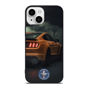 FORD MUSTANG CAR YELLOW iPhone 13 Mini Case Cover FORD MUSTANG CAR YELLOW iPhone 13 Mini Case Cover