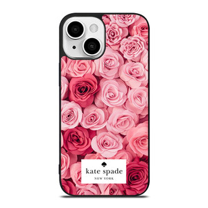 KATE SPADE NEW YORK ROSE PINK RED iPhone 13 Mini Case Cover