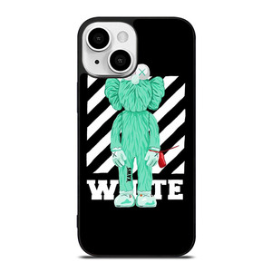 KAWS ICON OFF WHITE LOGO iPhone 13 Mini Case Cover