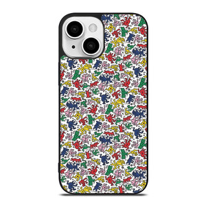 KEITH HARING ART COLORFUL FIGURES iPhone 13 Mini Case Cover