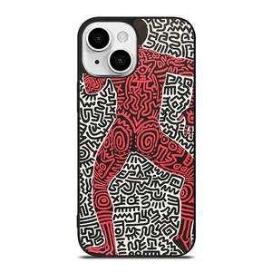 KEITH HARING ART INTO 84 iPhone 13 Mini Case Cover