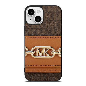 MICHAEL KORS MK LOGO BROWN BAG iPhone 13 Mini Case Cover MICHAEL KORS MK LOGO BROWN BAG iPhone 13 Mini Case Cover