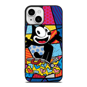 ROMERO BRITTO FELIX THE CAT ART iPhone 13 Mini Case Cover