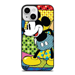 ROMERO BRITTO MICKEY MOUSE ART iPhone 13 Mini Case Cover