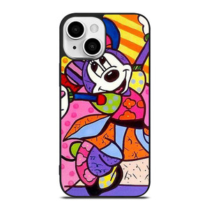 ROMERO BRITTO MINNIE MOUSE ART iPhone 13 Mini Case Cover