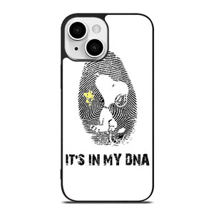 SNOOPY THE PEANUTS FINGER PRINT MY DNA iPhone 13 Mini Case Cover