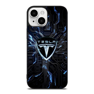 TESLA ELECTRIC CAR LOGO iPhone 13 Mini Case Cover