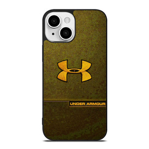 UNDER ARMOUR LOGO EMBROIDERY YELLOW iPhone 13 Mini Case Cover UNDER ARMOUR LOGO EMBROIDERY YELLOW iPhone 13 Mini Case Cover