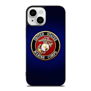 UNITED STATES US MARINE CORPS LOGO BLUE iPhone 13 Mini Case Cover