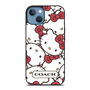 COACH NEW YORK HELLO KITTY FACE COLLAGE iPhone 13 Case Cover COACH NEW YORK HELLO KITTY FACE COLLAGE iPhone 13 Case Cover