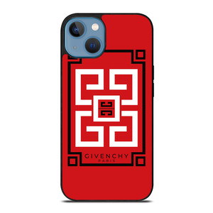 GIVENCHY PARIS ART LOGO RED iPhone 13 Case Cover