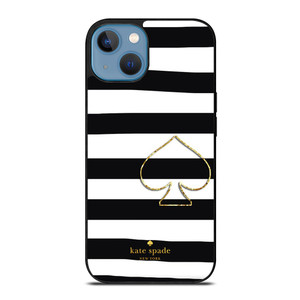 KATE SPADE NEW YORK BLACK STRIPES iPhone 13 Case Cover