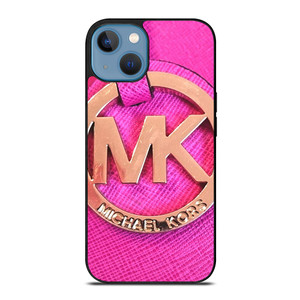 MICHAEL KORS MK LOGO PINK GOLD EMBLEM iPhone 13 Case Cover MICHAEL KORS MK LOGO PINK GOLD EMBLEM iPhone 13 Case Cover