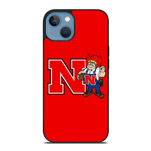 NEBRASKA HUSKERS ICON UNIVERSITY FOOTBALL LOGO iPhone 13 Case Cover
