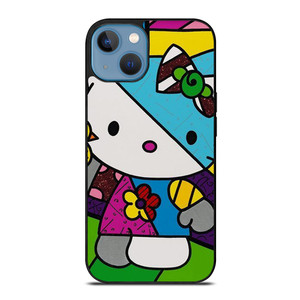 ROMERO BRITTO HELLO KITTY ART iPhone 13 Case Cover