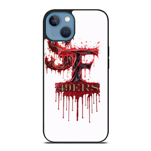 SAN FRANCISCO 49ERS FOOTBALL BLOODY LOGO iPhone 13 Case Cover SAN FRANCISCO 49ERS FOOTBALL BLOODY LOGO iPhone 13 Case Cover